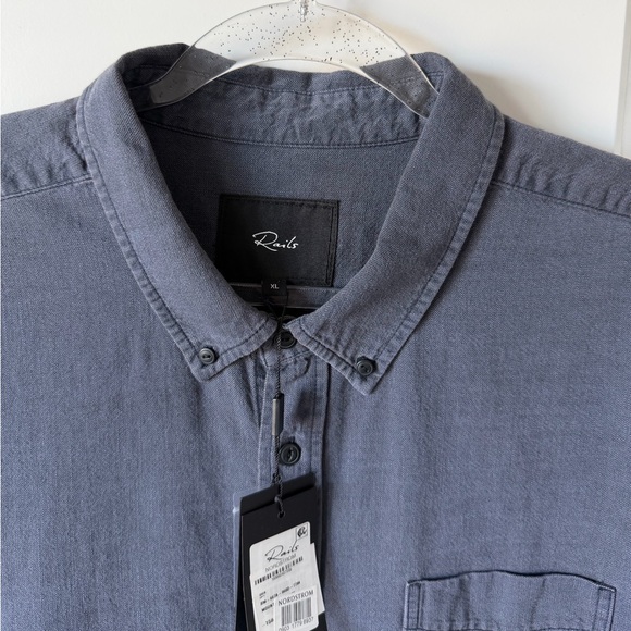 Rails TRISTAN Mountain Eclipse Cotton Casual Minimalist Shirt-XL - Picture 4 of 16